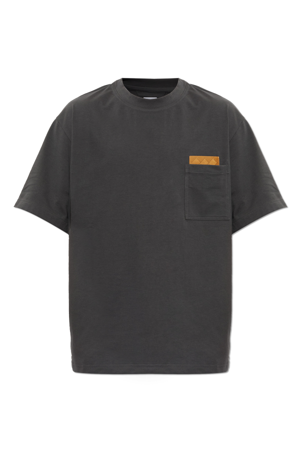 Bottega Veneta エンボス加工 Tシャツ　ブラック Bottega Veneta T-shirt with pocket | Men's | Vitkac